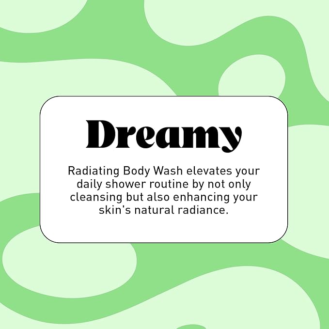 NATURE WELL Dreamy Radiating & Cleansing Body Wash, Infused With Aloe Juice, Squalane, White Peony Extract, Scented With Sweet Mandarin, Bergamot, Vanilla Orchid & Pink Sugar, 13 Fl Oz