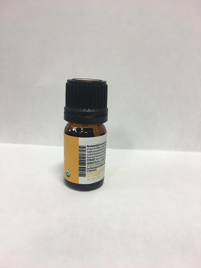 Aromatics International Premium Organic Eucalyptus Citriodora Essential Oil 5ml | 100% Pure Essential Oil for Diffusion & Aromatherapy