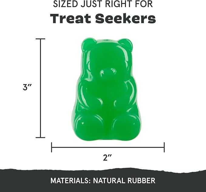 BarkBox Munchie The Bear Dog Toy - for Dogs up to 20 lbs - Small