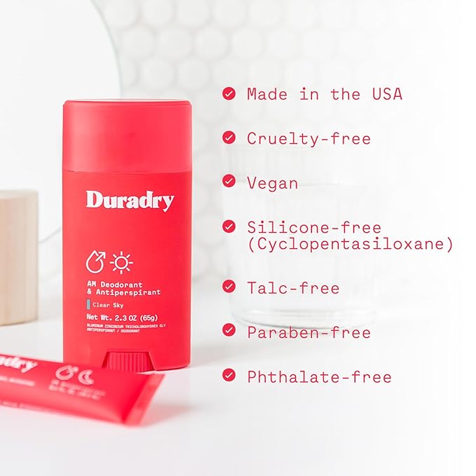 Clinical-Strength Antiperspirant Deodorant for Women and Men - Clean formula with Natural Ingredients, Odor, and Excessive Sweat protection for Armpits - Crisp Pear + Vanilla/Sweatwater + Sea Salt