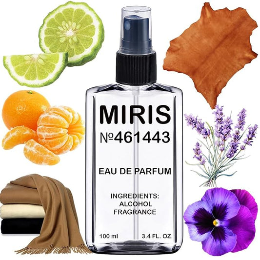MIRIS No. 461443, Inspired by My Land, Long-Lasting Eau de Parfum for Men, Spray 3.4 Fl Oz / 100 ml