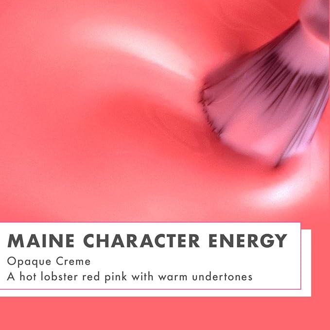 Olive & June Long Lasting Nail Polish | Spring Pastel Nails | Gel-Like Finish No Lamp Needed | Lasts up to 10 days | 15-Free Vegan & Cruelty-Free Chip-Resistant | Maine Character Energy Lobster Red