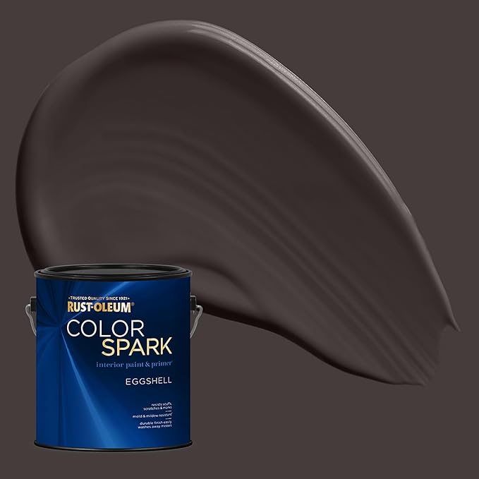 Rust-Oleum Color Spark Interior Paint and Primer in One, Eggshell, Semi-Sweet, 1 Gallon