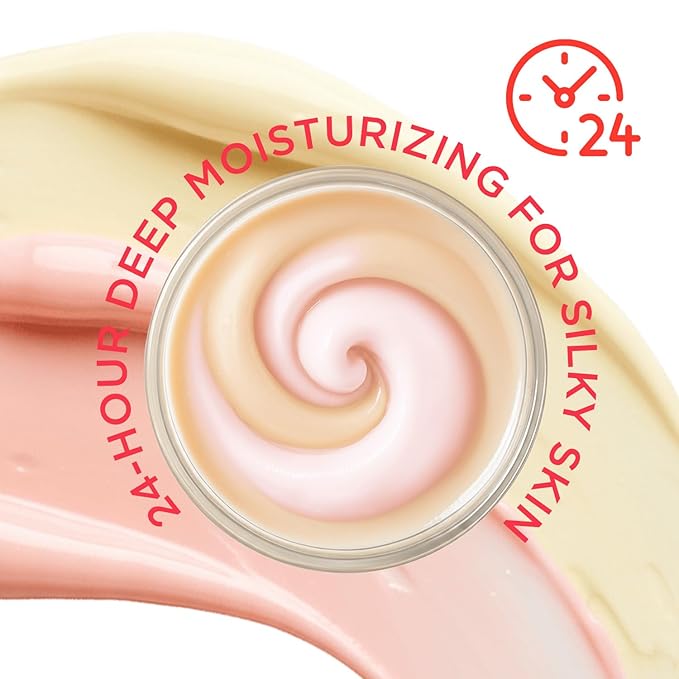 Princess Belle Strawberry Whipped Shea Body Butter, Body Moisturizer for Dry Skin, Smell Good, Strawberry Gifts for Women-2 Pack (3.4floz + 6.8 floz)