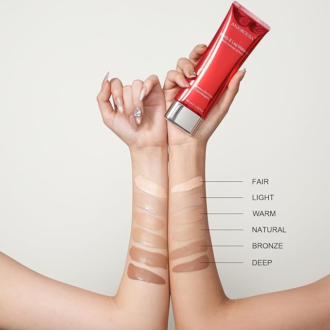 Body Coverage Perfector - Tattoo Cover Up Makeup,Body Foundation,Waterproof No Transfer Leg & Body Makeup (Warm)
