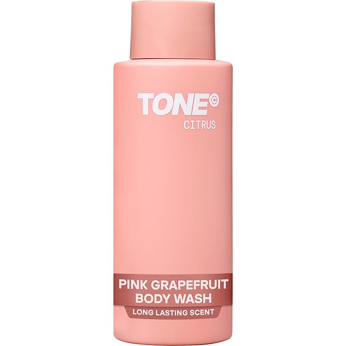 TONE Hydrating Body Wash for Men & Women, Citrus, Coconut-derived Cleansers Leaves Skin Clean, Moisturized & Refreshed, Long-lasting Iconic Scent, All Skin Types, Dermatologist-Tested, 16.9 oz