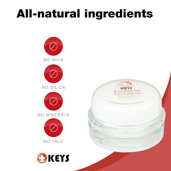 Keys Care KPRO Illuminating Tinted Eye Cream with OptiFX Adaptive Color Technology | Moisturize, Smooth, and Fill Undereye | 100% All-Natural & Hypoallergenic (0.5 oz)