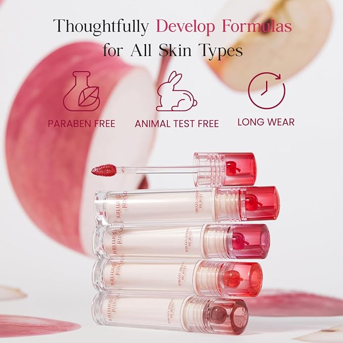 CLIO CRYSTAL GLAM TINT (016 LUXURY MAUVE RUBY), Glossy Finish, Lightweight, Buildable, Glass-Like, Smoothing, Long-Lasting, Vivid
