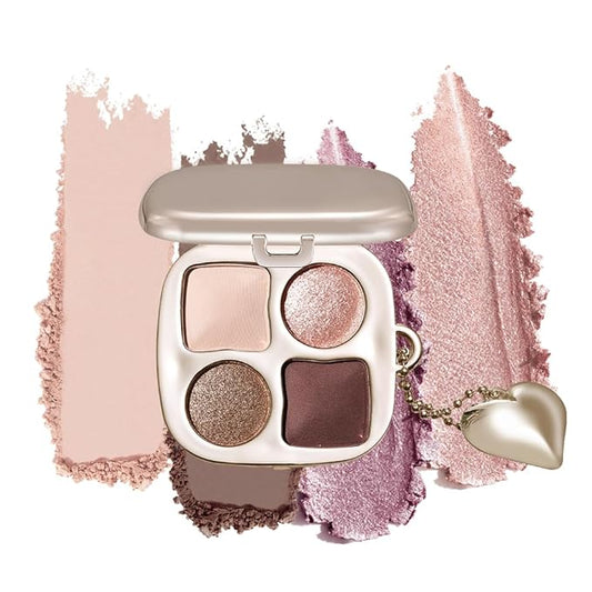 Warm Peach Nude Eyeshadow Palette – Matte & Shimmer High Pigment Blendable Long-Lasting Everyday Eye, Champagne Glow & Warm Neutral Contour Makeup Palette, Perfect for Blue, Green & Brown Eyes