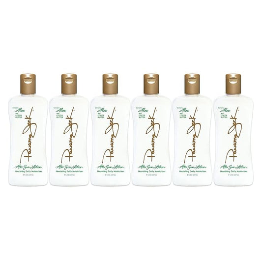 Panama Jack Aloe Moisturizer Lotion - After Sun Daily Skincare, Contains Aloe, Cocoa Butter, Olive & Hemp Seed Oils with Vitamin E, 8 FL OZ (Pack of 6)