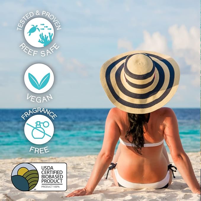 SPF 45 Every Day Tint Mineral Sunscreen | 2.5 Fl Oz Biodegradable, Paraben Free & Reef Safe | Non-Greasy Tinted Sunscreen For Face & Body Protection Against UVA & UVB
