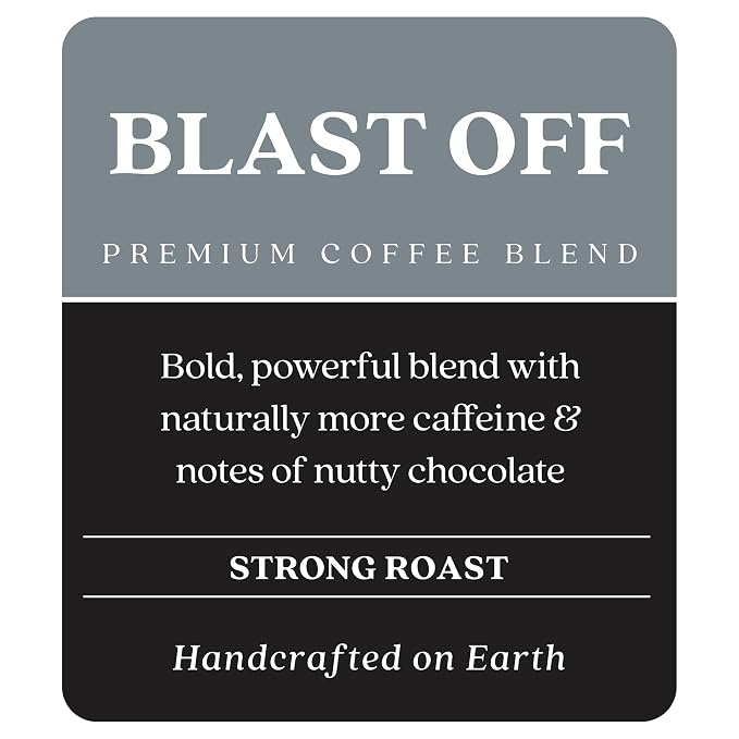 Copper Moon Single Serve Coffee Pods for Keurig K-Cup Brewers, Strong Roast, Blast Off Blend, 36 Count