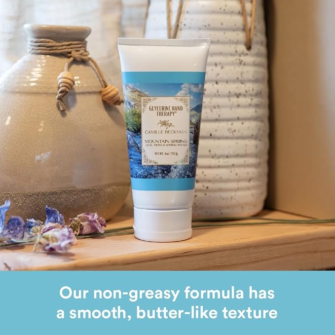 Camille Beckman Glycerine Hand Therapy Cream,Mountain Spring Scent, 1.35 Ounce