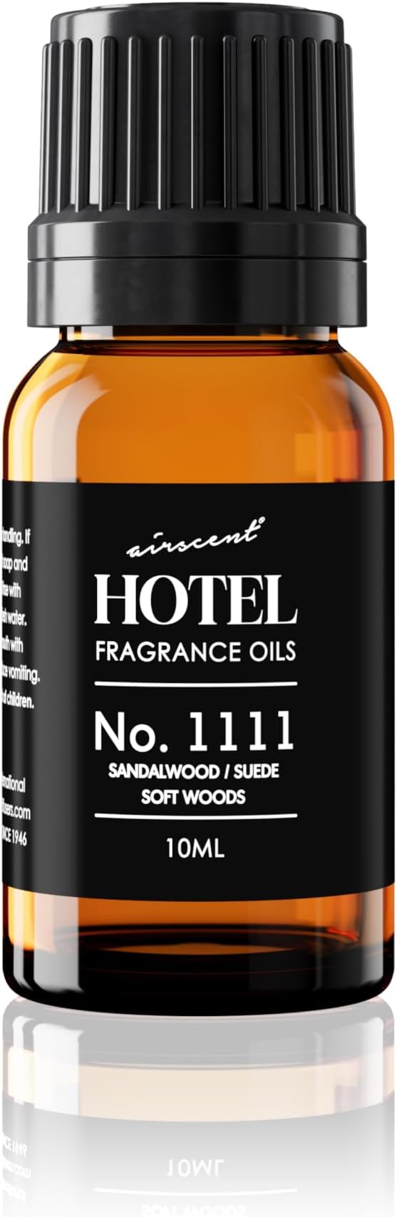 AirScent My Way Diffuser Oil No. 1111 Inspired by the 1 Hotel - 10 mL | Sandalwood Suede Soft Woods - Hotel Fragrance Oil for Ultrasonic and Waterless Diffusers and Crafting - 0.34 fl oz Bottle