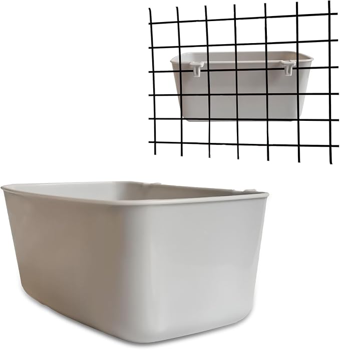 12 Pack Feeder Waterer Chicken 21 oz Food Water Cage Cups Rabbit Puppy Cat Hanging Feeding Dish Coop Bowl Watering Container Treats Drinker for Pigeon Bird Bath Basin Hamster Bed