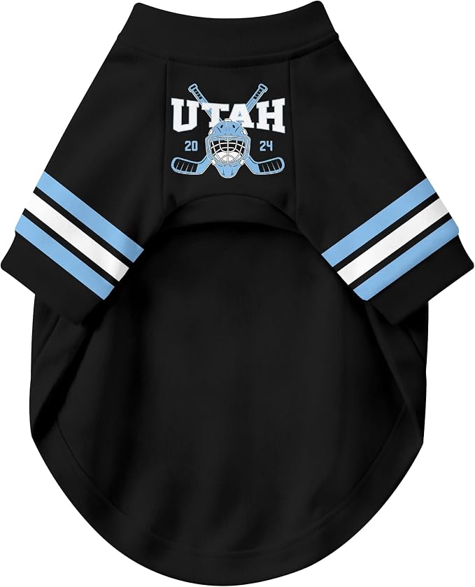 Utah Dog Clothes Personalized Pet T Shirt for Dogs Gift | Custom Name Number Jersey Style Pet Shirt for Dog