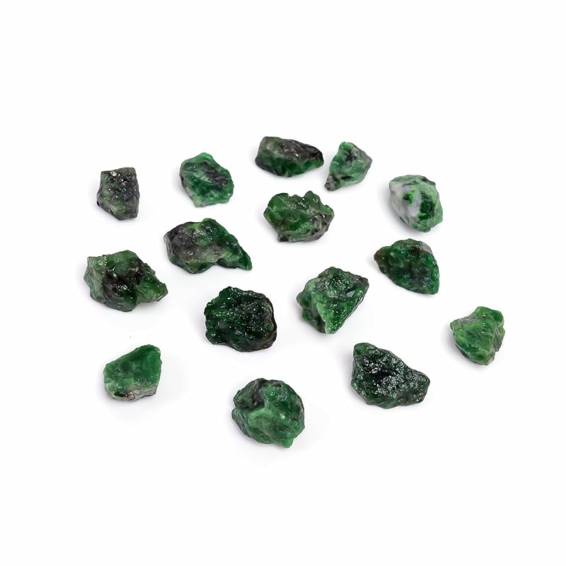 50 carats Raw Tsavorite Green Garnet Rough Gemstone, Natural Crystals, Healing Stones, Wholesale Lot, Jewelry Making Supply, Stone