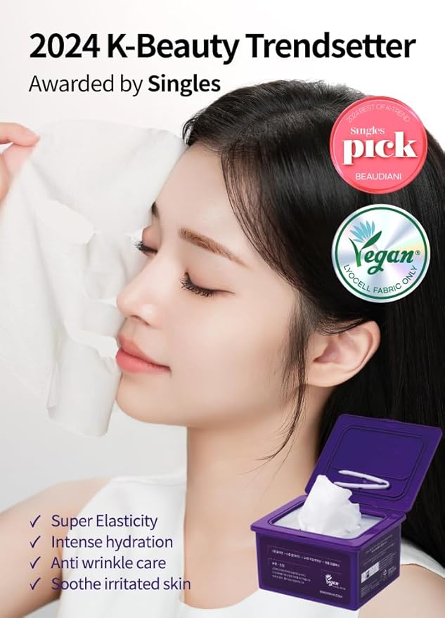 BEAUDIANI Korean Collagen Daily Anti Aging Face Mask Pack 31pcs