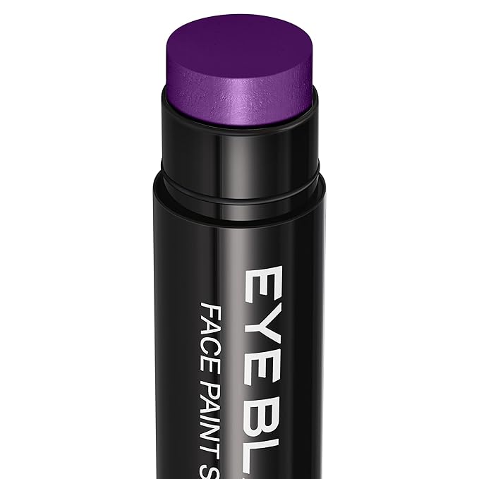 PURPLE EYE BLACK STICK, Anti-Glare Eyeblack For Baseball Football Softball Lacrosse Accessories, Sweat-Proof Eye Black Grease Paint, Smooth & Long Lasting, Rich Full Coverage