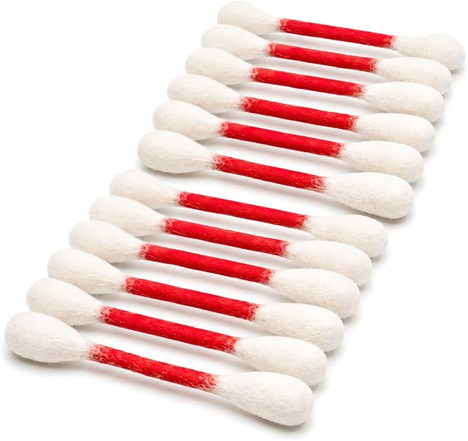 Glaciart One Swabs Cat Toys with Catnip - 12 Pk | Durable for Chew, Cute Cat Toys Interactive Kitty for Boredom, Exercise, & Play | Filled w/Organic Catnip for Anxiety & as Digestive Aid | Gift Idea