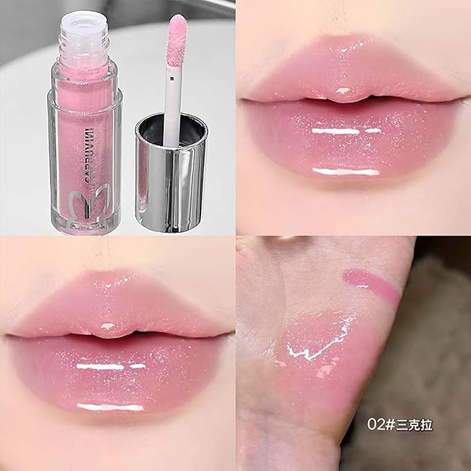 Petansy 4pcs Shimmer Bomb Lip Gloss, Lip Tint Infused With Vitamin E, Moisturizing | Sparkle | Long Lasting | Hyaluronic Acid | High Shine | Crushed Diamonds, Gift Makeup For Girls
