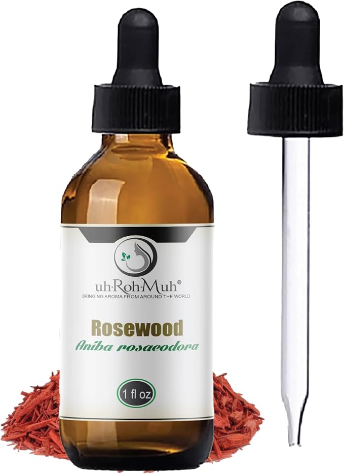 Rosewood Essential Oil (Bois de Rose) – 100% Pure, Unadulterated & Sustainable | Steam Distilled for Aromatherapy, Skin Care & Perfumery | Calming, & Therapeutic Quality | Peru | 1oz