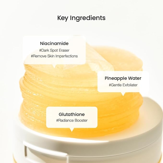 Biodance Vita Niacinamide Gel Toner Pads, Dark Spot Corrector, Evening Skin Tone, Hydrating for Sensitive Skin, Gentle Exfoliating Toner Pads with Vitamin C, Korean Skincareㅣ4.93 fl.oz.(140g)*60Pads