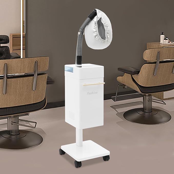 110V 600W Nano Hair Steamer Machine, Professional Micro Mist Salon Hair Processor, Salon Spa Equipment Vertical Nano Hair Steamer for Deep Hair Care Repair, Hair Styling