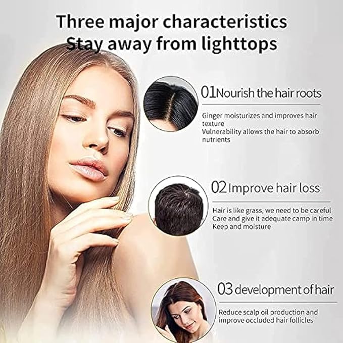 Shougagro Japanese Ginger Ginseng Hair Growth Serum Spray, HyunGang Korea Hair Regrowth Spray for Men Women (2 Pcs)