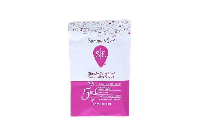 Summer's Eve Cleansing Cloth Simply Sensitive, 16 Count (Pack of 4)