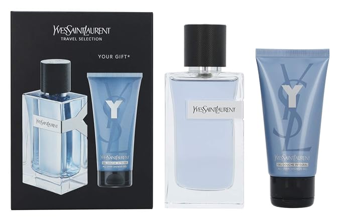 Yves Saint Laurent Ysl Y M 2 Pc Travel Set (3.4 Edt Spr + 1.7 All Over Sg) SET
