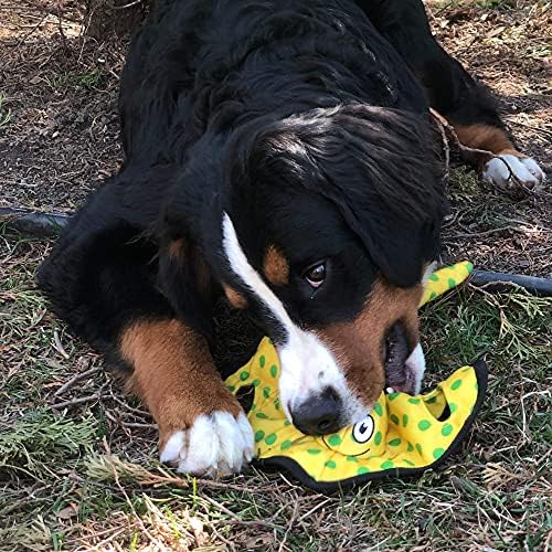 Snuggle Puppy Tender-Tuffs Tug Dog Toy, Yellow Stingray - Large