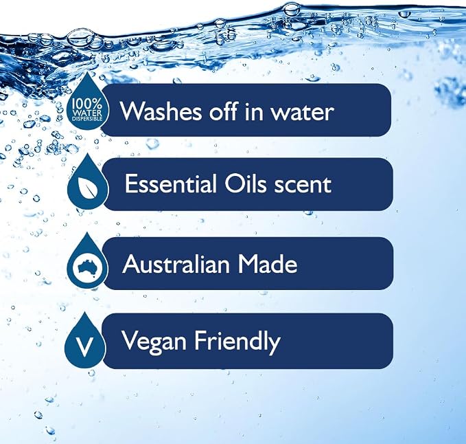 Hydro 2 Oil Extreme Sport Massage Oil 8.4 fl oz- Water Dispersible Formula with Cooling Essential Oils