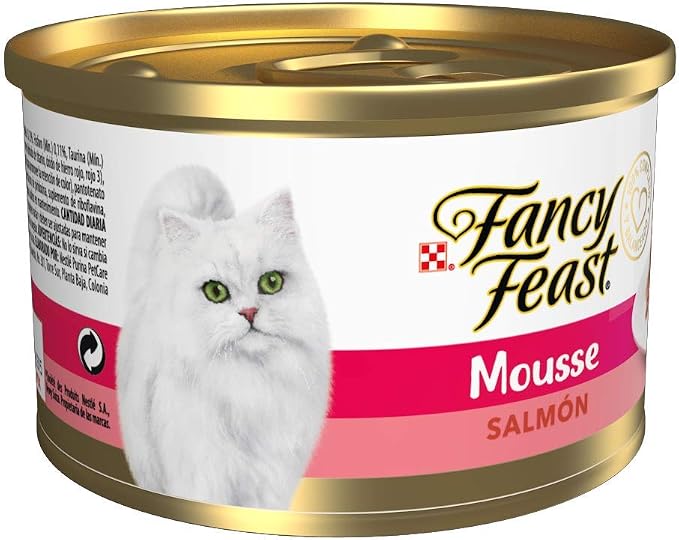 Fancy Feast Gourmet Salmon Feast Cat Food, 3 oz (Pack of 2)