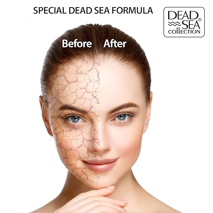 Dead Sea Collection Day Cream for Face with 3X Collagen, Dead Sea Minerals, and Vitamin E – Anti Aging Nourishing Skin Care Moisturizer to Reduce Wrinkles (1.69 fl. oz)