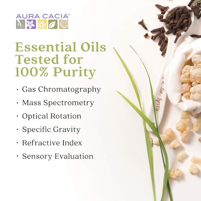Aura Cacia Relaxing Lavender Aromatherapy Mist, 4-Ounce, Lavender Pure Essential Oils, Sweet & Floral Aroma