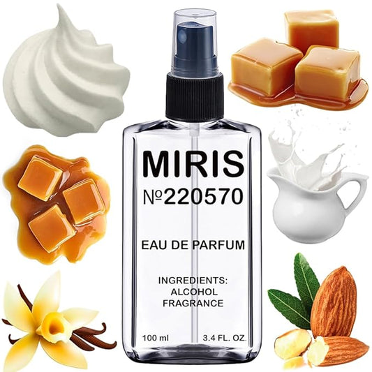 MIRIS No. 220570, Inspired by Vanilla Cake, Long-Lasting Unisex Eau de Parfum for Women & Men, Spray 3.4 Fl Oz / 100 ml