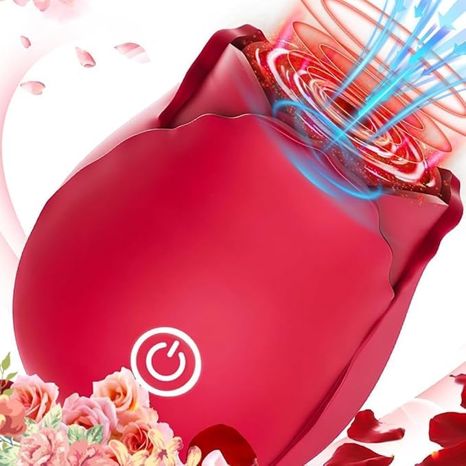 Rose Toy Clit Sucker Rose Sex Adult Toy Vibrator for Women Dildo Handheld Tool as Gift D-08