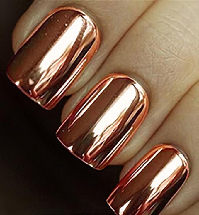 Minx Nails, Copper Chrome, Nail Wrap
