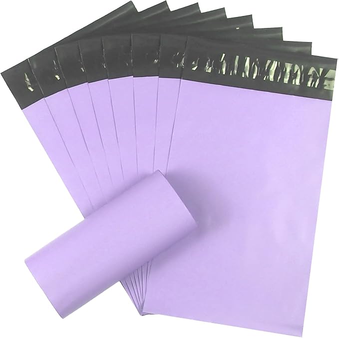 100 PCS Sanitary Napkin Disposal Bags, Feminine Hygiene Disposal Bags for Tampons and Pads, Block Odors, Self-Sealing Seals, 10.6 * 5.9 Inch (Purple)
