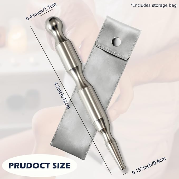 Acupuncture Pen | Acupressure Pen for Deep Tissue Massage, Pain Relief, Trigger Point Massager, Facial Massage TMJ Relief