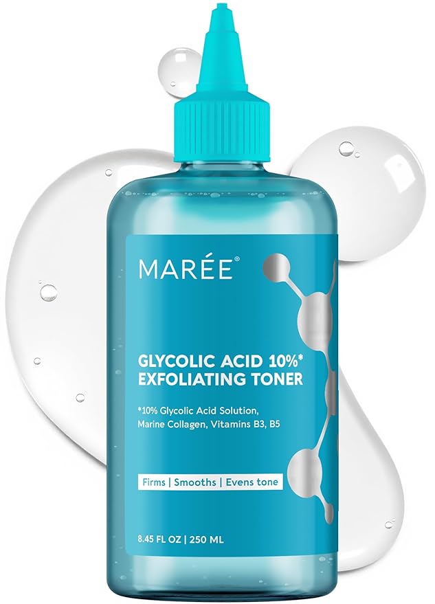 MAREE Toner Glycolic Acid Exfoliating Toner for Face Acido Glicolico para Manchas