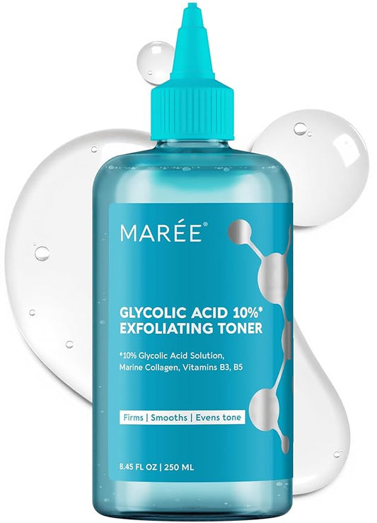 MAREE Toner Glycolic Acid Exfoliating Toner for Face Acido Glicolico para Manchas