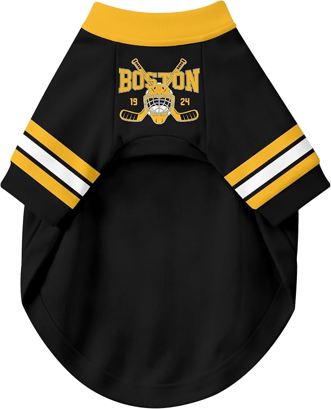 Boston Dog Clothes Personalized Pet T Shirt for Dogs Gift | Custom Name Number Jersey Style Pet Shirt for Dog