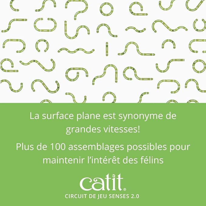 Catit Senses 2.0 Play Circuit Interactive Cat Toy - 8-Piece