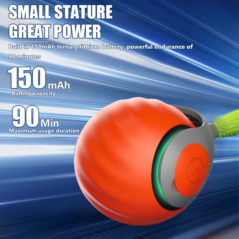 silent paws Interactive Cat Toys Ball,2 Packs and 4 Tails