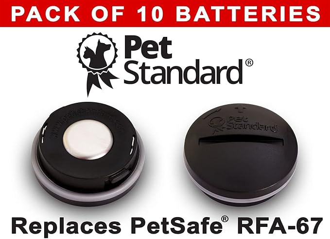 PET Standard RFA-67 Batteries for PetSafe Products, 10-Pack