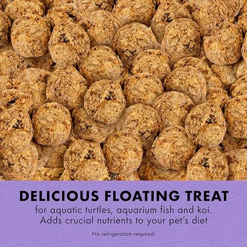 Zilla Turtle Chasers Floating Treats, Turtle Food, Made with Real Shrimp
