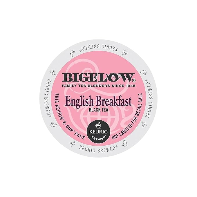 Bigelow K-Cup Portion Pack for Keurig Brewers, English Breakfast Tea, 24 Count