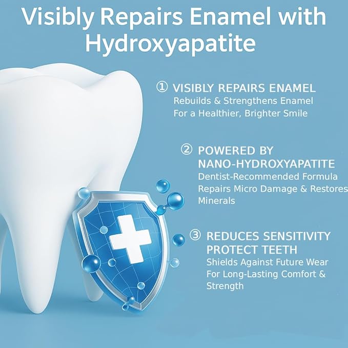 PETECT Hydroxyapatite Toothpaste, ICY Melon Mint, Enamel Protection Formula, Tooth Strengthening, Fresh Breath, Daily Use for Oral Health 4.23 OZ